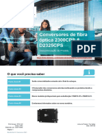 DP-01-22 Descontinuação Dos Conversores de Fibra Óptica 2300CPS & D2325CPS