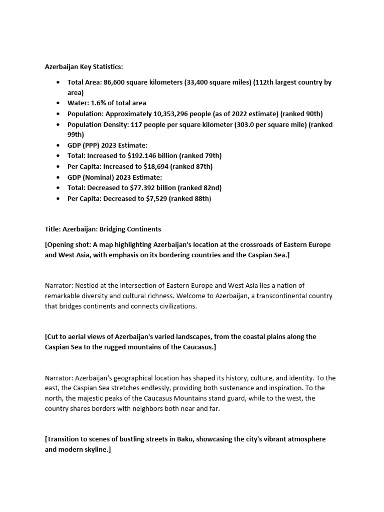 Azerbaijan visual data 2