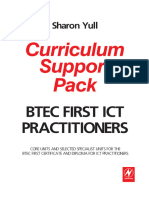 Sharon Yull - BTEC First ICT Practitioners Curriculum Support Pack - Core Units and Selected Specialist Units For The BTEC First Certificate and Diploma For ICT Practitioners-Newnes (2007)
