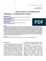 The Intellectual Structure of Behavioral Strategy: A Bibliometric Study