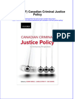 Canadian Criminal Justice Policy Full Chapter