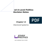 1.3 - Electoral Systems