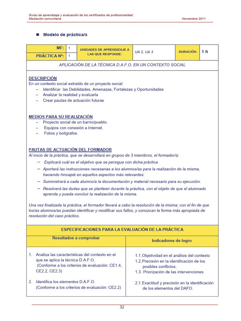 Modelo de Prácticas General | PDF | Evaluación | Aprendizaje