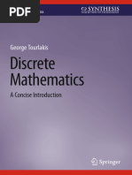 Discrete Mathematics A Concise Introduction