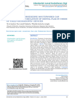 The Use of Chlorhexidine Mouthworks Can Reduce The Accumulation of Dental Plak in Users of Fixed Orthodontic Devices