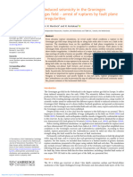 Induced Seismicity in The Groningen Gas Field Arrest of Ruptures by Fault Plane Irregularities (6600)