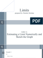 Infinite Limits and Limits at Infinity