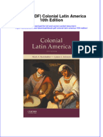 Colonial Latin America 10Th Edition Full Chapter