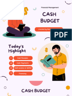 Cash Budget