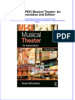 Musical Theater An Appreciation 2Nd Edition Full Chapter