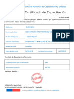 Certificado Capacitación