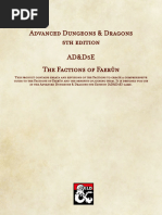 The Factions of Faerun