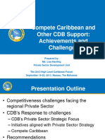 CDB Challenges and Achievements