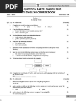 English March 2019 Marathi Medium STD 10th SSC Maharashtra Board Question Paper