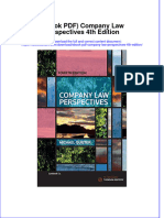 Company Law Perspectives 4Th Edition Full Chapter