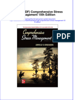 Comprehensive Stress Management 15Th Edition Full Chapter