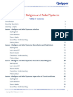 UCSP Unit 14 Religion and Belief Systems