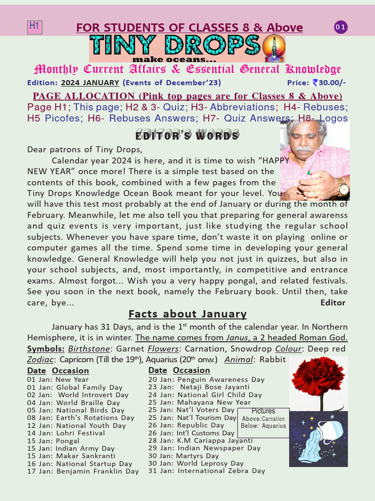 007 January 2024, Rebus Answers Corrected1 | PDF | Travel