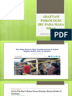 Adaptasi Psikologis Ibu Pada Masa Nifas