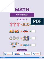 Worksheet-10 For Class 5
