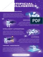 Purple Artificial Intelligence Illustrative Infographic