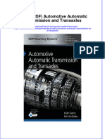 Automotive Automatic Transmission and Transaxles Full Chapter