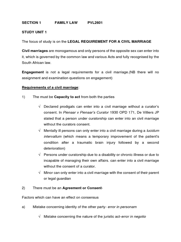 study-unit-1-the-legal-requirements-for-a-civil-marriage-summary-notes
