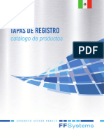 Catalogo Tapas Registro Tablaroca FF Systems