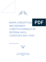 Mapa Conceptual - Mecanismos Constitucionales de Defensa