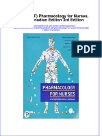 Pharmacology For Nurses Third Canadian Edition 3Rd Edition Full Chapter