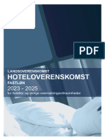 Hoteloverenskomst Fastloen 2023 2025