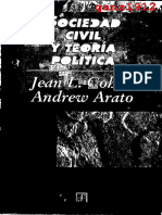 COHEN, J. L. & ARATO, A. - Sociedad Civil y Teoría Política (OCR) (Por Ganz1912)