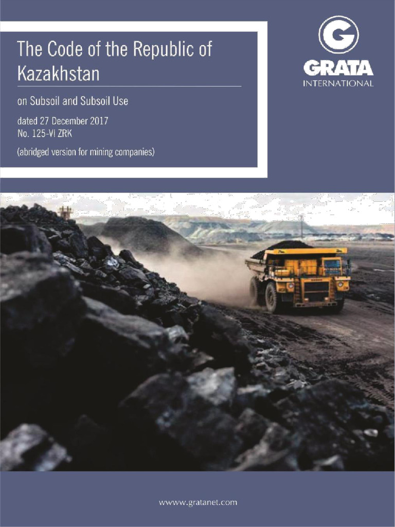 00kazakh - Subsoil - Code - Translation - (Rus - Eng) Final | PDF ...