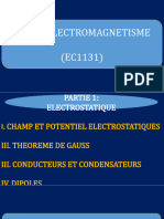 Cours E1 Electromagnetisme