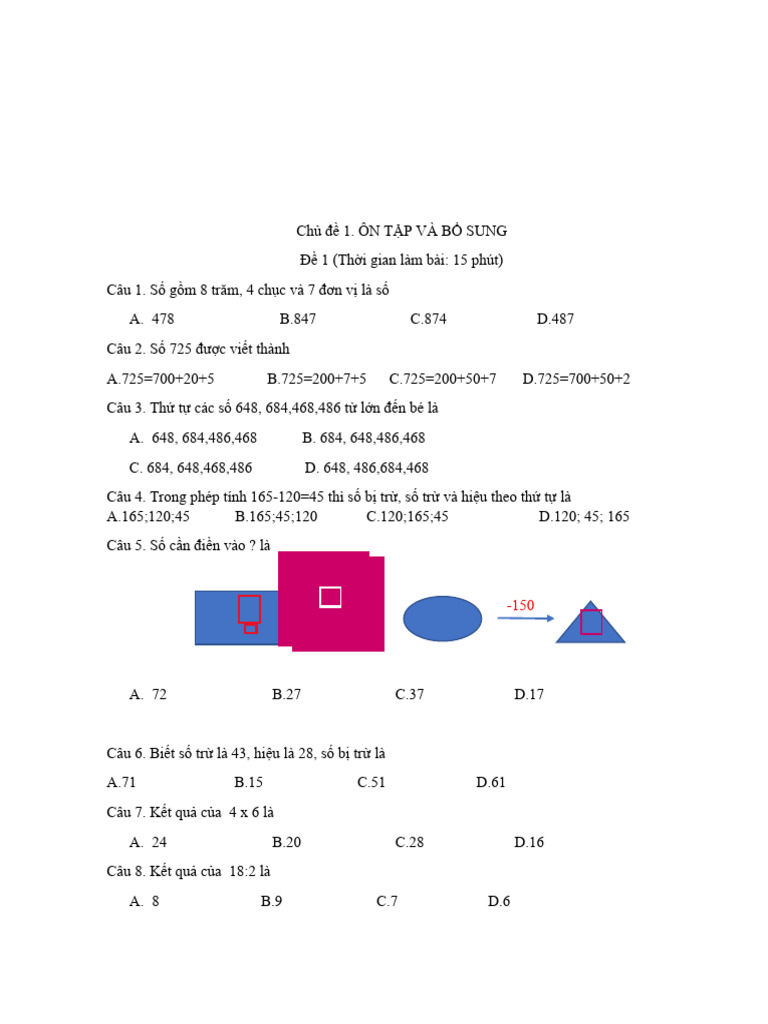 Lop 3 Chu de 1 de 123 New | PDF