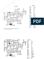 PrepositionsCrossword 1