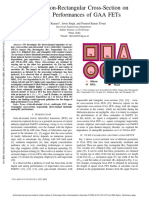 Impact of Non-Rectangular Cross-Section On Electrical Performances of Gaa Fets