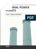 Thermal Power Plants Edited by Mohammad Rasul