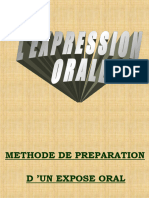 Methode de Preparation D'un Exposé Orale