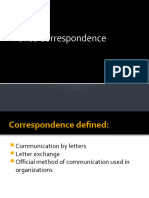 Police Correspondence
