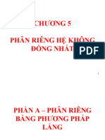 Chương 5 Phân Riêng Hệ Không Đồng Nhất