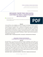 Silva, N. M. e .. Grounded Theory para Iniciantes - Contributo para A Investigação em Educação