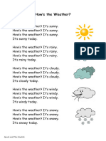 How S The Weather Nursery Rhyme