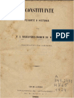 HOMEM de MELLO, Francisco Ignacio Marcondes. a Constituinte Perante a Historia 1863