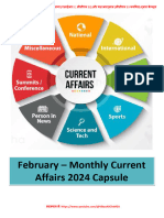 (Hin) February Monthly Current Affairs Capsule by Vikas Taya