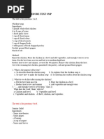 Soal Procedure Text Kls 9