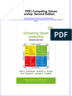 Competing Values Leadership Second Edition Full Chapter