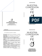 Nuestra Confesión DE: Declaración de Fe Principios Doctrinales Principios Practicos Iglesia de Dios Región Cean Argentina