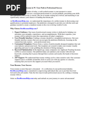 Making a Resume in Word