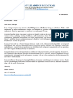 Letter HoffmannGroup